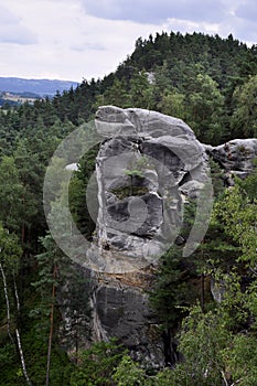 Czech Bohemian Paradise Klokoci rocks