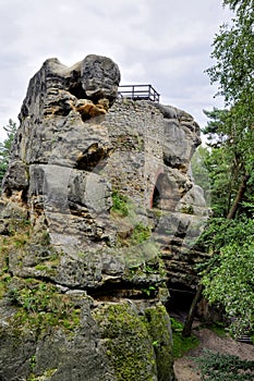 Czech Bohemian Paradise Klokoci rocks