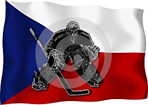 Czech hockey goalie