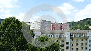 Czech housing estate of blocks of flats in Ceska Trebova