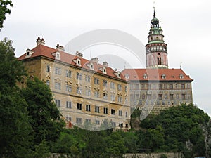 Czech Krumlov Castle View