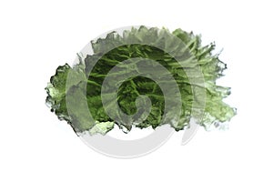 czech moldavite isolated