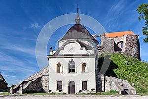 Czech Republic - church on stronghold Potstejn