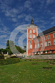 Czech republic, Kamenice nad Lipou, Red Castle
