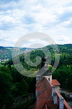 Czech Republic -Moravia- Pernstein Castle guard tower 4