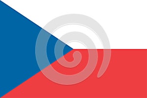 Czech Republic officially flag