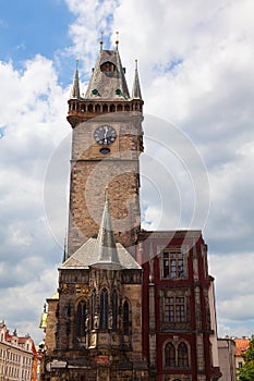 Czech Republic Old Town Hall from the side