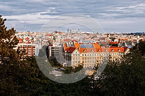 Czech Republic. Panoramic views. Prague in the evening. 14 June 2016.