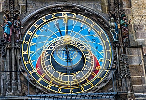Czech Republic. Prague astronomical clock in the Old town