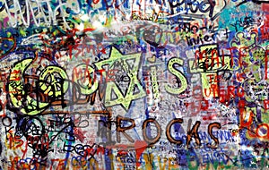 Czech Republic, Prague: famous wall