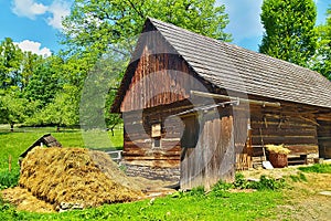 Czech republic, Roznov pod Radhostem, Historic house in the museum