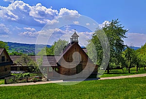 Czech republic, Roznov pod Radhostem, Historic house in the museum