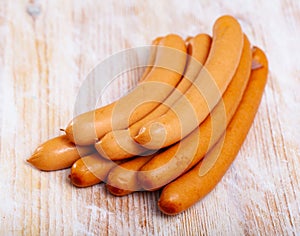 Czech thin sausages (Parky)