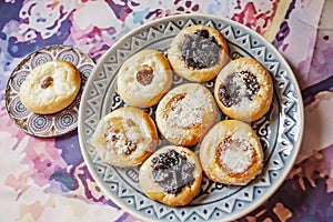 Czech wedding small round cookies