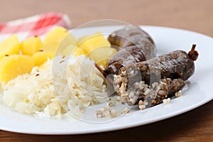 Czech white pudding
