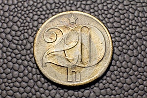 Czechoslovakia 20 heller coin photo