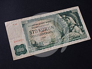 Czechoslovakia money photo