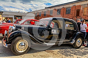 Czestochowa slaskie Poland May 13, 2023 Automobilklub Czestochowa rally of old vintage cars