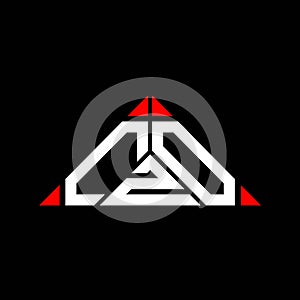 CZO letter logo creative design with vector graphic