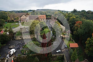 Czocha Castle amazes with its power and beautiful interiors and beautiful landscape