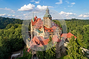 Czocha castle in Lower Silesia in Poland photo