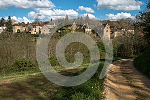 CÃ©nac , french village in valley of Dordogne