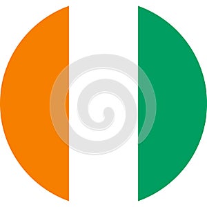 CÃ´te d`Ivoire Flag Africa illustration vector eps