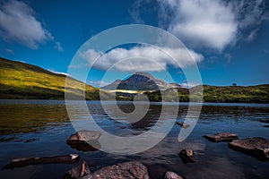 CÃ¹l Beag taken from the shore of Loch Lurgainn, Scotland