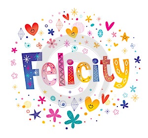 Felicity girls name photo