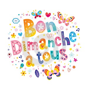 Good Sunday to all in French