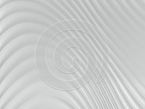 3D Abstract Background of Grey White Curve Lines, illustration
