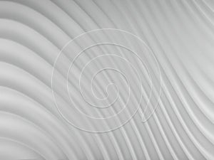 3D Abstract Background of Grey White Curve Lines, illustration