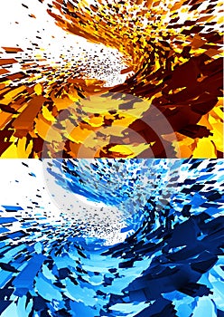 3D abstract backgrounds