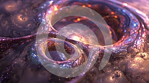 3d abstract computer generated fractal design.Fractal is never-ending pattern.