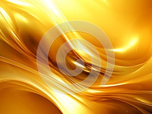 Golden abstract background, AI Generated