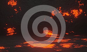 Abstract volcanic lave background