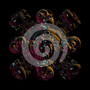 3d adstract fractal element