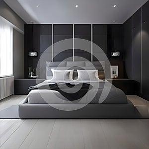 Modern Serenity: Enhancing Your Space with Grey, Black, and White Accents