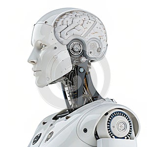 AI idea 3D illustration