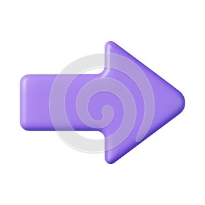 3d Arrow pointer, mouse cursor.