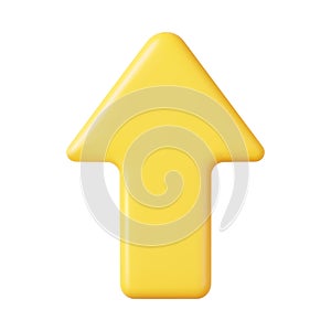 3d Arrow pointer, mouse cursor.