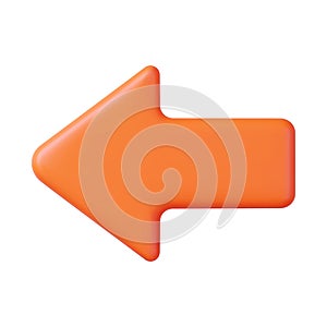 3d Arrow pointer, mouse cursor.