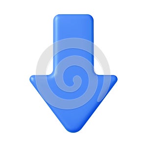 3d Arrow pointer, mouse cursor.