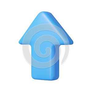 3d Arrow pointer, mouse cursor.