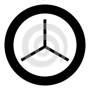 3D axis coordinate system measurement modeling space XYZ tridimensional icon in circle round black color vector illustration photo