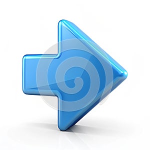 3D Back Arrow Icon