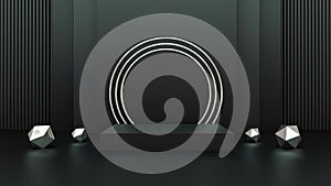 3D background for product presentation 3d rendering illustration