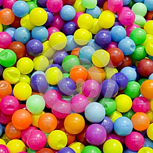 3d balls in rainbow color - colorful plastic ball