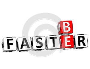 3D Be Faster Crossword