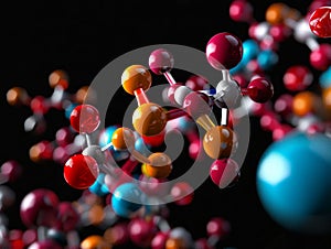 3D biochemical molecular structure - ai.